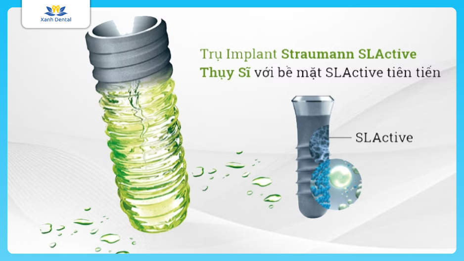 Trụ Implant Straumann SLActive Thụy Sĩ 
