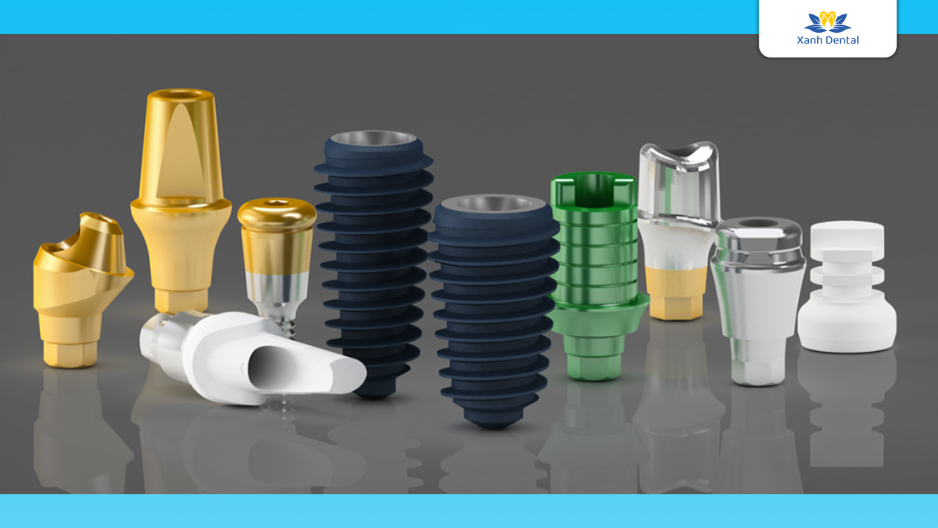 Trụ Implant Megagen được làm từ Titanium lành tính