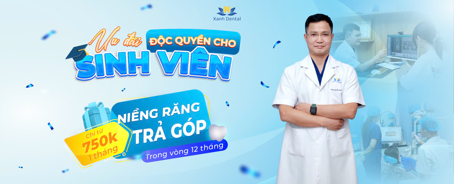 Gói niềng răng dành cho sinh viên nha khoa Xanh với nhiều ưu đãi