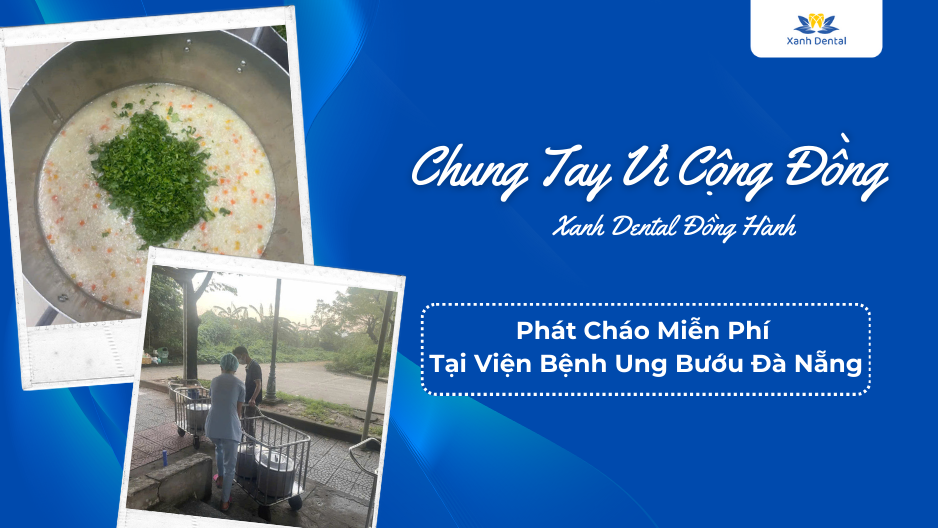 Chung tay vì cộng đồng - Phát cháo miễn phí tại bệnh viện Ung Bướu Đà Nẵng