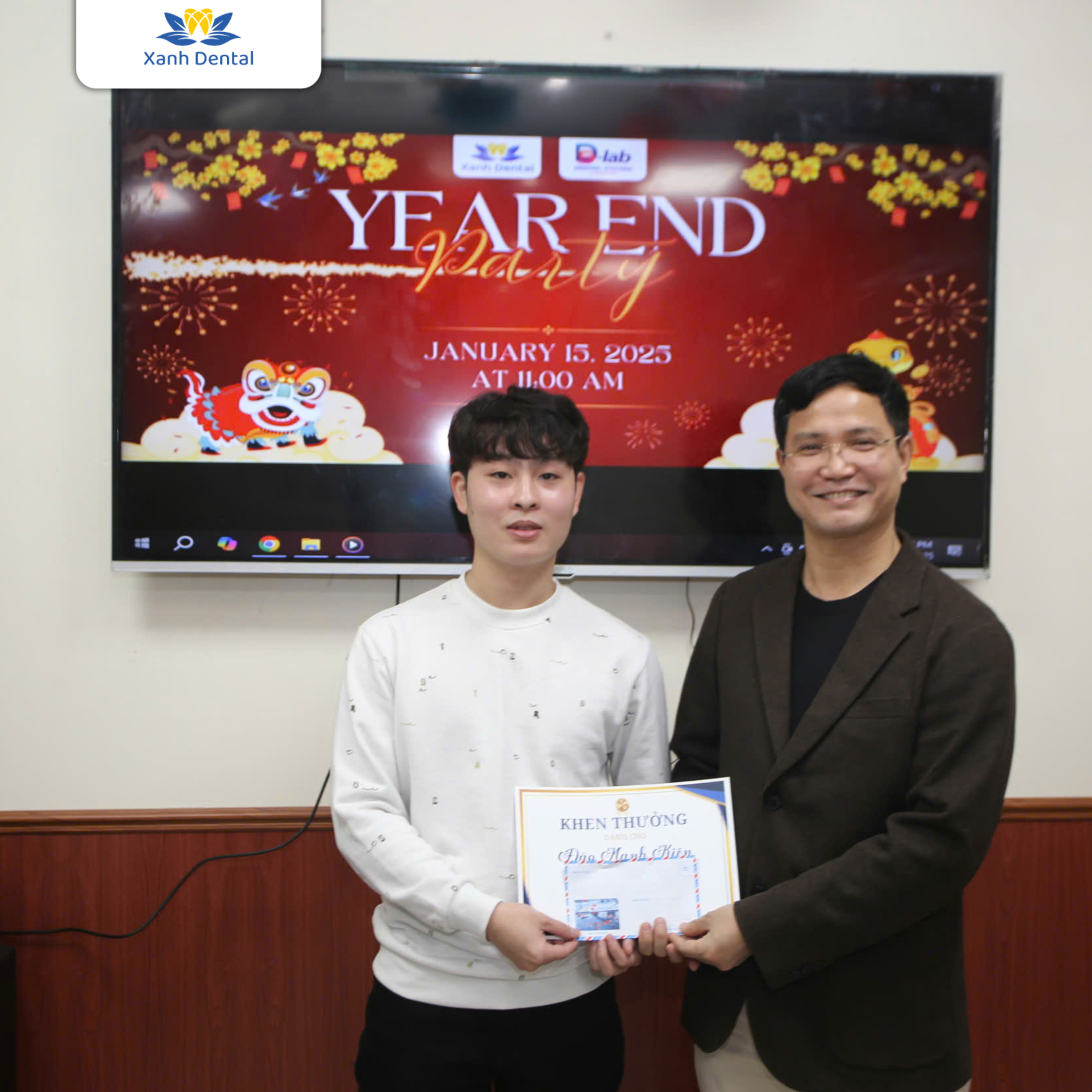 Nhân viên tiến bộ vượt bậc năm 2024 Xanh Dental