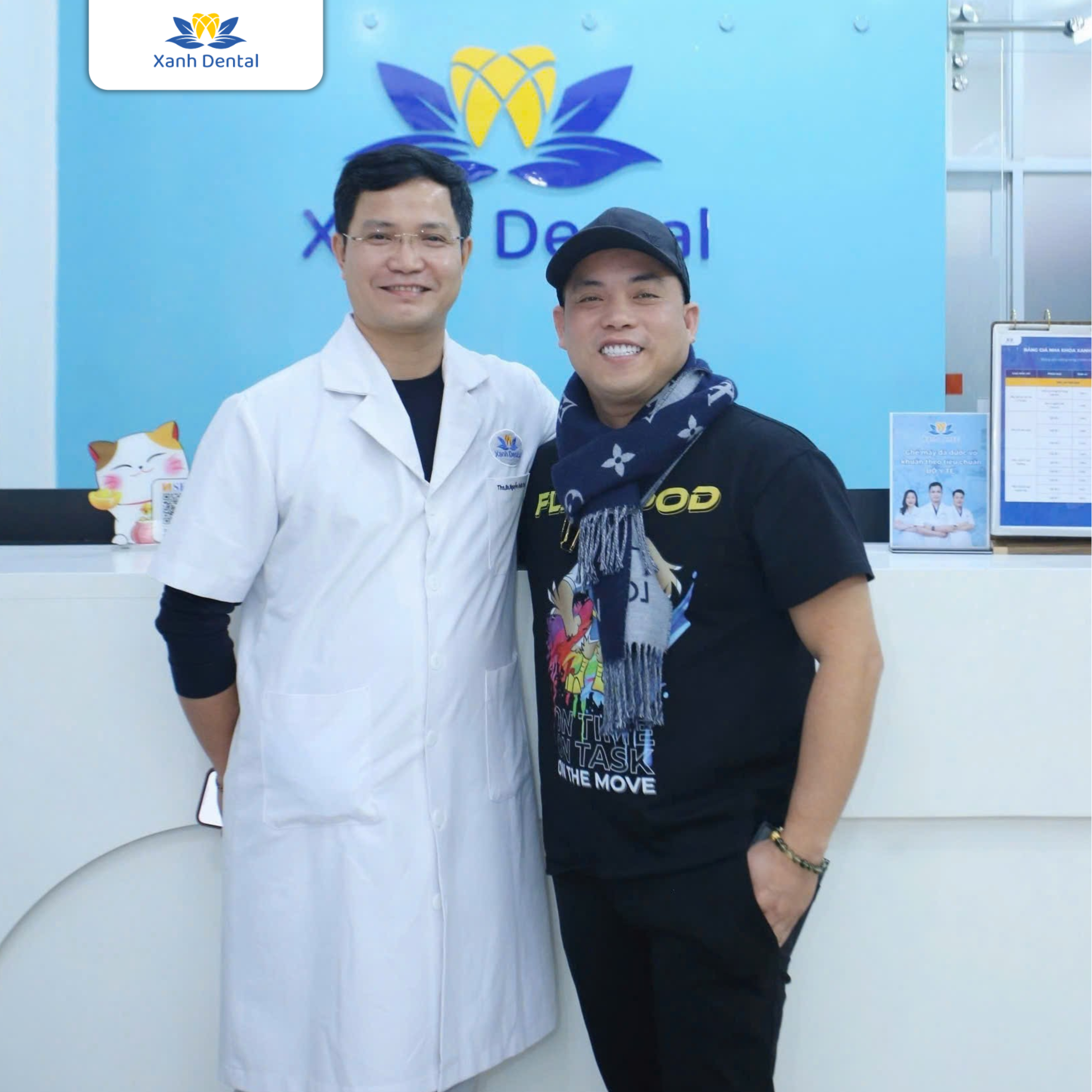 Eric Truong hài lòng với quá trình thẩm mỹ răng sứ Orodent tại Xanh Dental