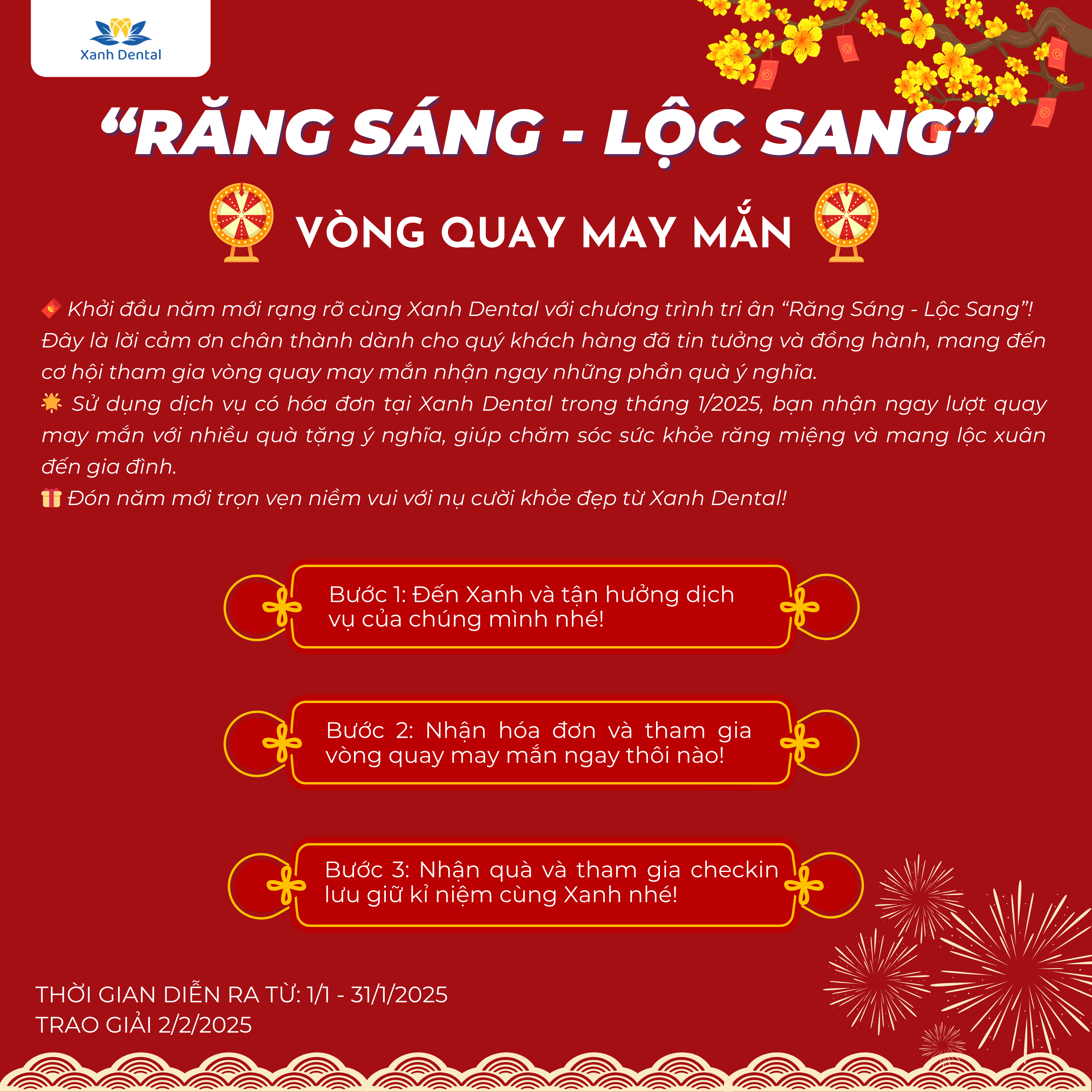 Giới thiệu sự kiện "Răng sáng - Lộc sang" và cách thức tham gia
