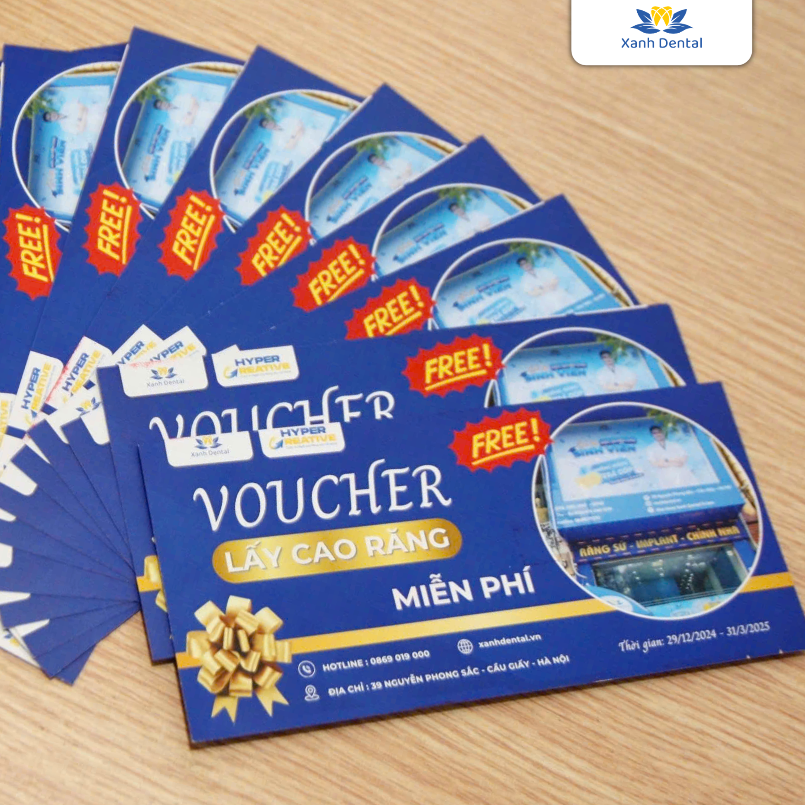 Voucher lấy cao răng miễn phí dành cho sinh viên tham dự chung kết HyperCreative