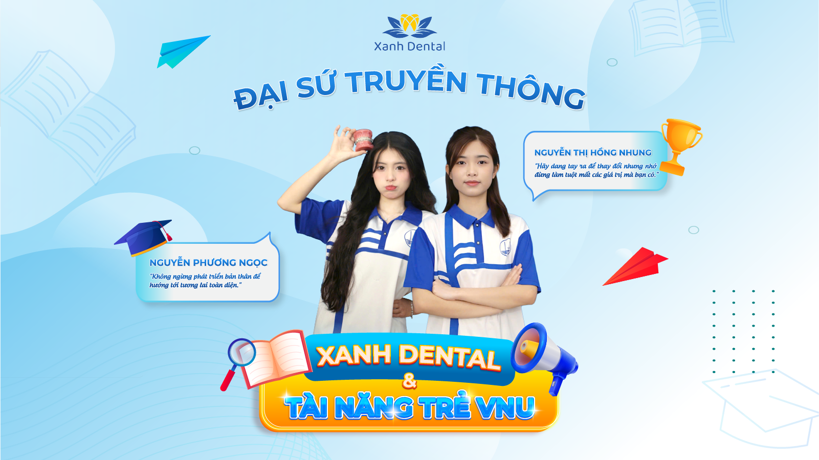 Đại sứ truyền thông Xanh Dental x tài năng trẻ VNU