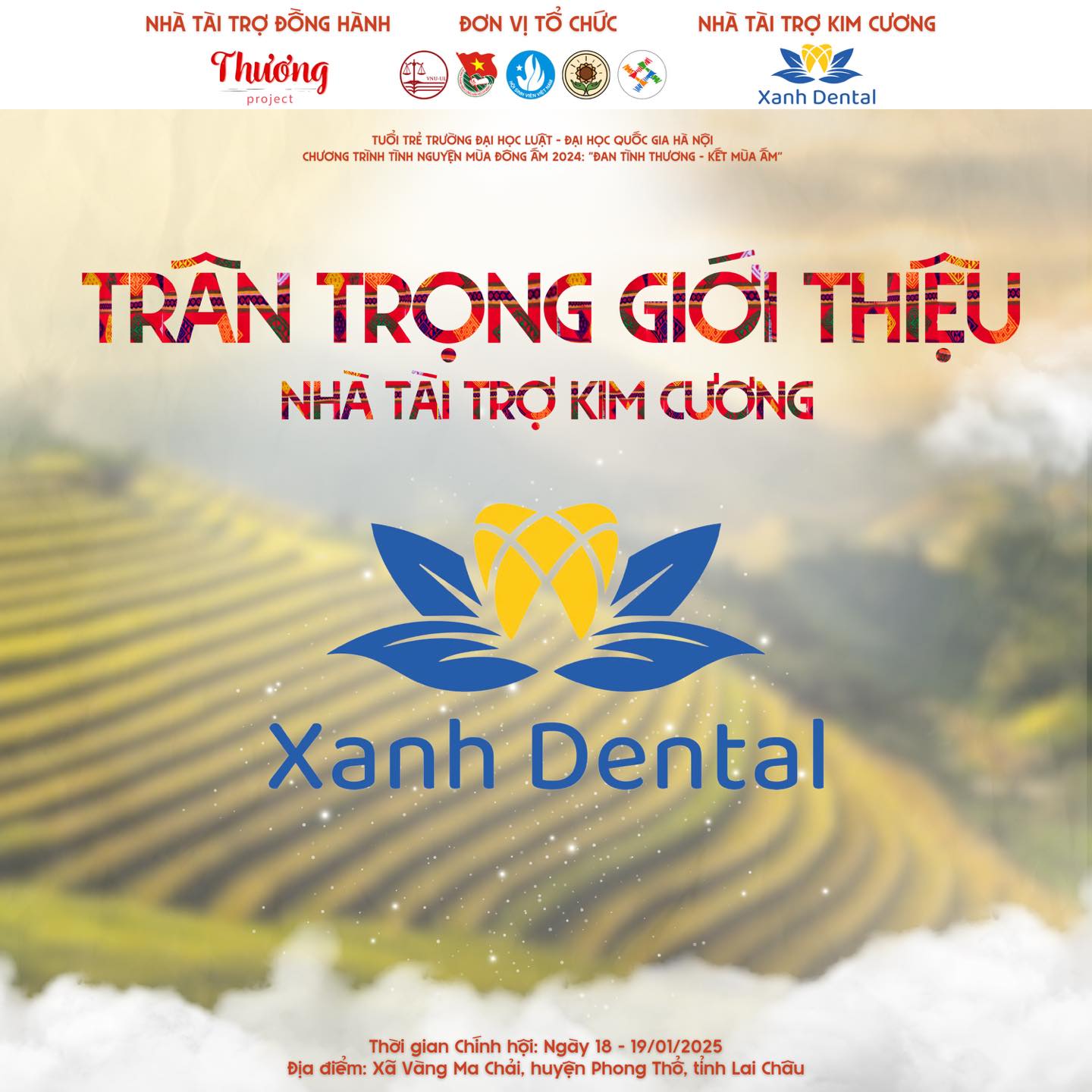 Xanh Dental nhà tài trợ Kim Cương cho "Mùa Đông Ấm 2025"