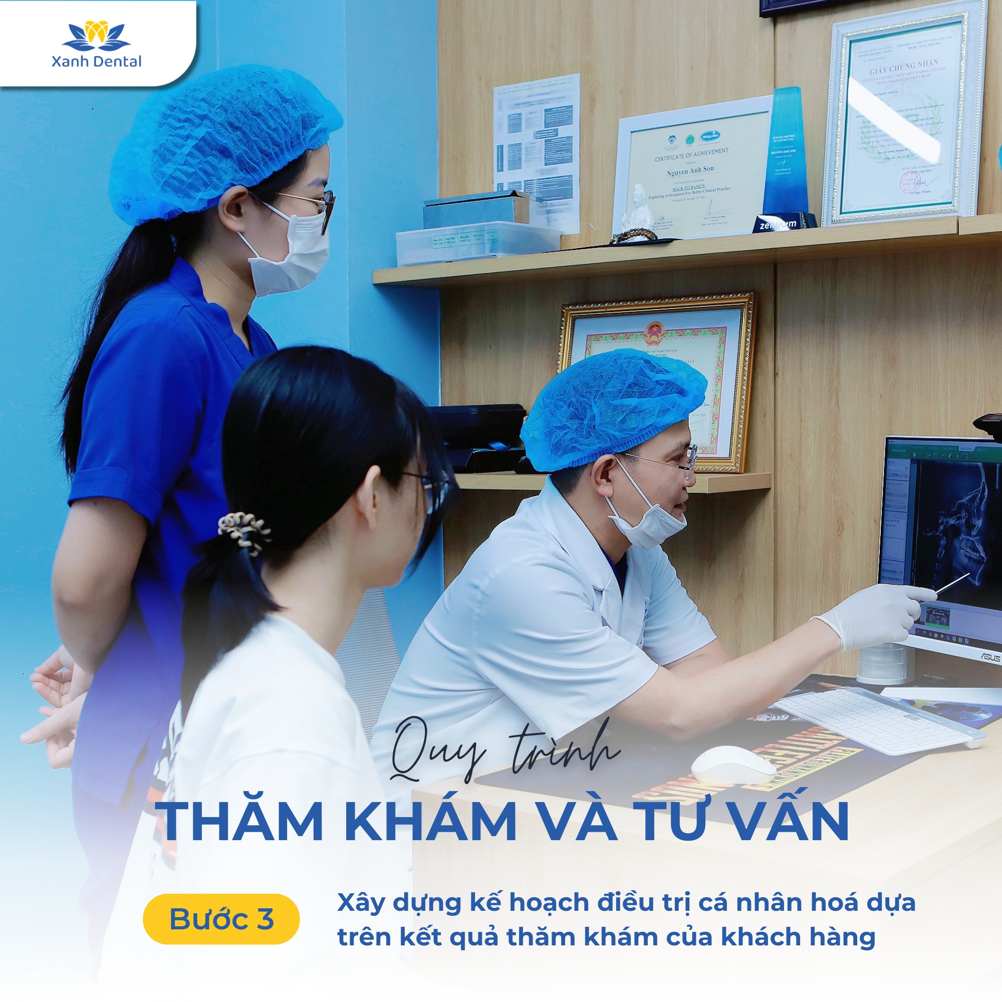 Quy trình thăm khám và tư vấn niềng răng